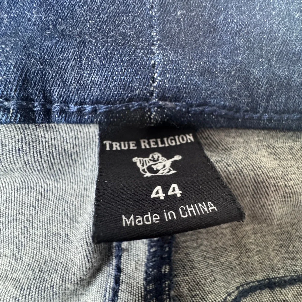 True Religion Geno Relaxed Slim Jeans 44 Blue Wash Men's‎ Denim Y2K Streetwear